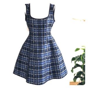 Nanette Lepore Beautiful Fit & Flare Tweed Dress